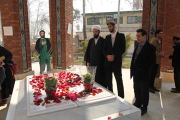 مراسم سالگرد تدفین شهدای گمنام دانشگاه 